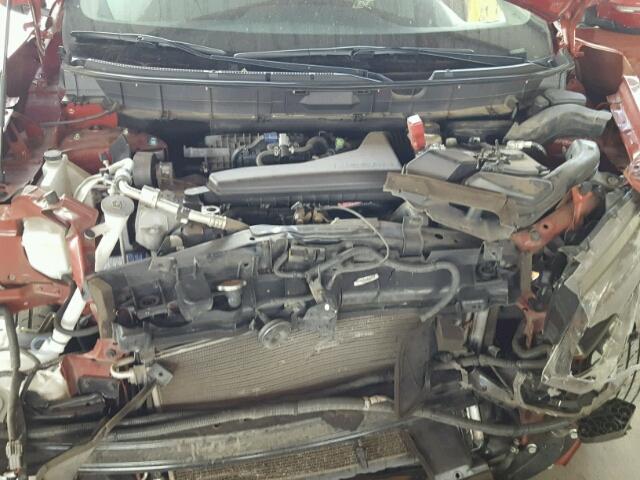 5N1AT2MTXEC777279 - 2014 NISSAN ROGUE S RED photo 7