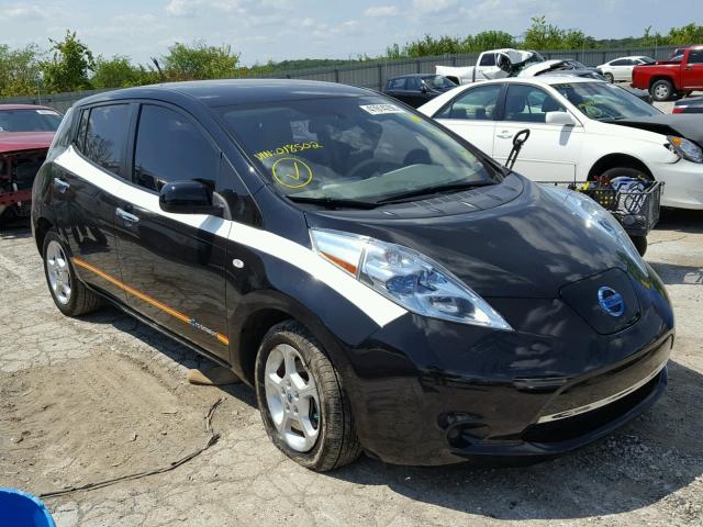 JN1AZ0CP1CT018502 - 2012 NISSAN LEAF SV BLACK photo 1