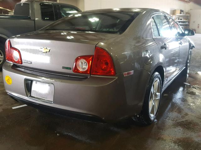 1G1ZA5EU0BF347818 - 2011 CHEVROLET MALIBU LS GRAY photo 4