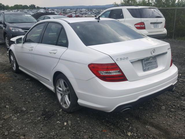 WDDGF8AB4DR288365 - 2013 MERCEDES-BENZ C 300 4MAT WHITE photo 3