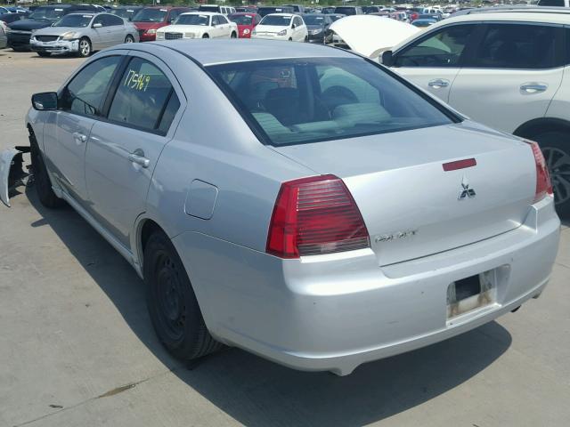 4A3AB36F87E044883 - 2007 MITSUBISHI GALANT ES BLACK photo 3