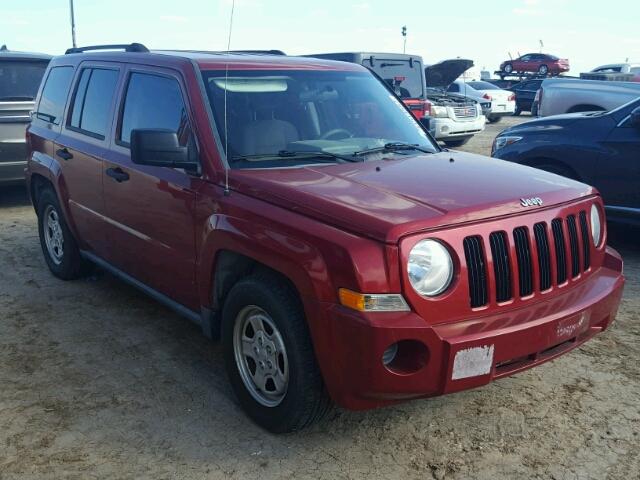 1J8FT28W87D399435 - 2007 JEEP PATRIOT RED photo 1