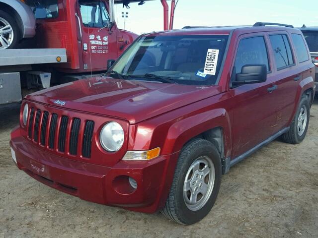 1J8FT28W87D399435 - 2007 JEEP PATRIOT RED photo 2