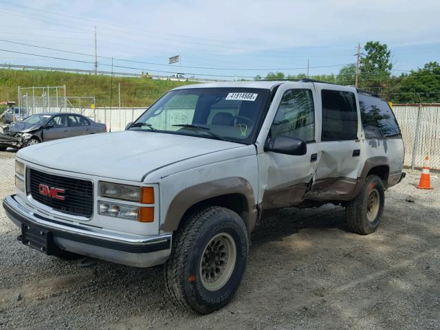 1GKGK26NXSJ711357 - 1995 GMC SUBURBAN K TWO TONE photo 2