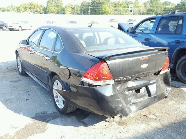 2G1WC5E36D1223678 - 2013 CHEVROLET IMPALA LTZ BLACK photo 3