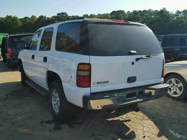 1GNEC13VX6R126355 - 2006 CHEVROLET TAHOE C150 WHITE photo 3