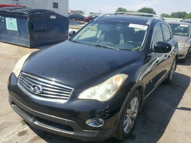 JNKAJ09F78M358126 - 2008 INFINITI EX35 BASE BLACK photo 2