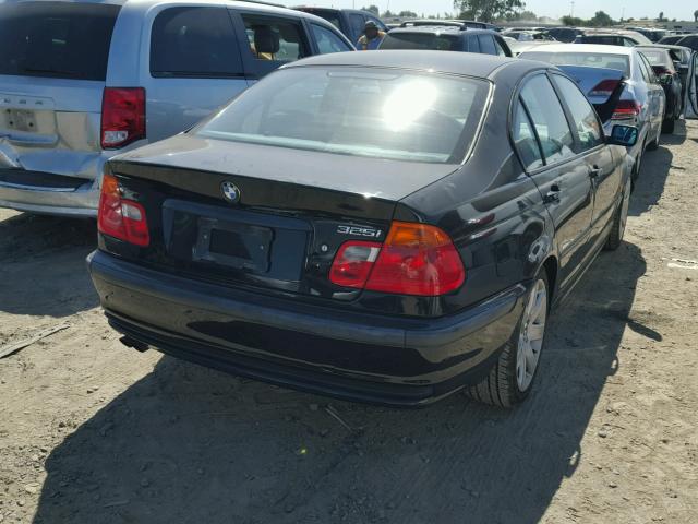 WBAAN37401ND45968 - 2001 BMW 325 I BLACK photo 4