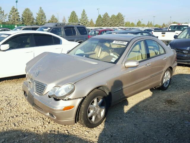 WDBRF64J64F514531 - 2004 MERCEDES-BENZ C 320 GOLD photo 2