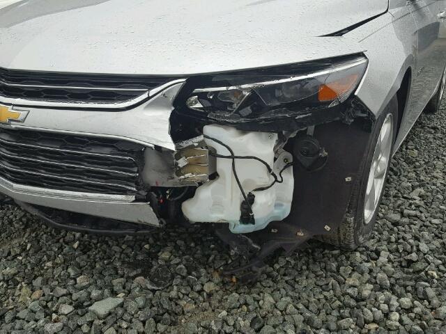 1G1ZB5STXGF296568 - 2016 CHEVROLET MALIBU LS ვერცხლისფერი ფოტო 9