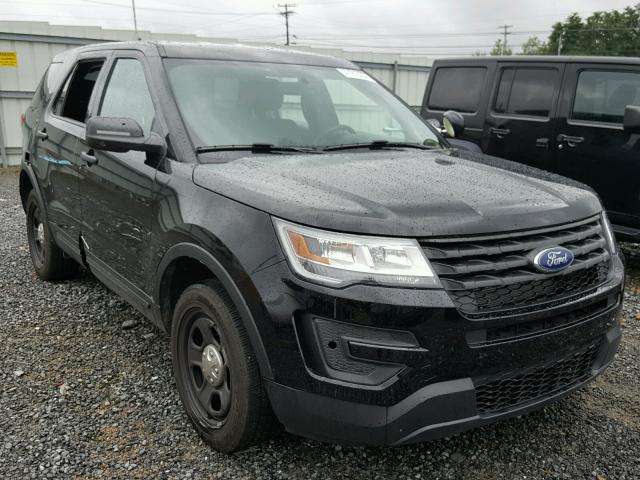 1FM5K8AR2HGE42384 - 2017 FORD EXPLORER P BLACK photo 1