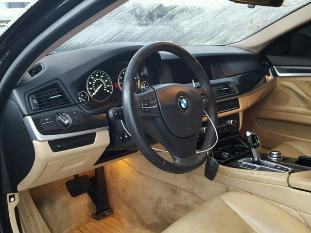 WBAXG5C51DDY31050 - 2013 BMW 528 BLACK photo 9