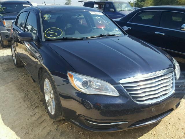 1C3CCBBG9CN125164 - 2012 CHRYSLER 200 TOURIN BLUE photo 1