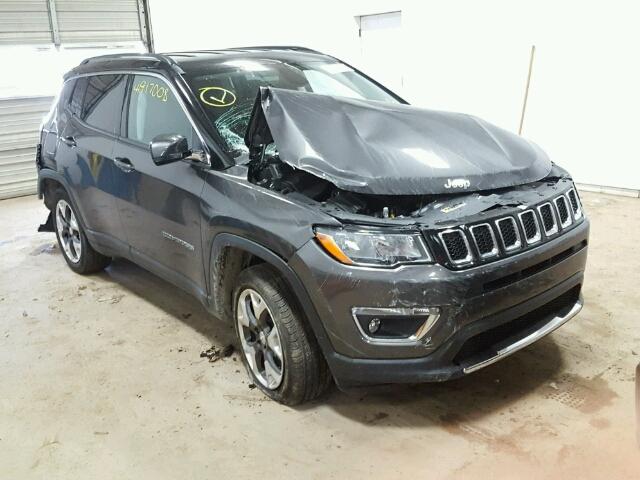 3C4NJDCB8JT329136 - 2018 JEEP COMPASS LI GRAY photo 1