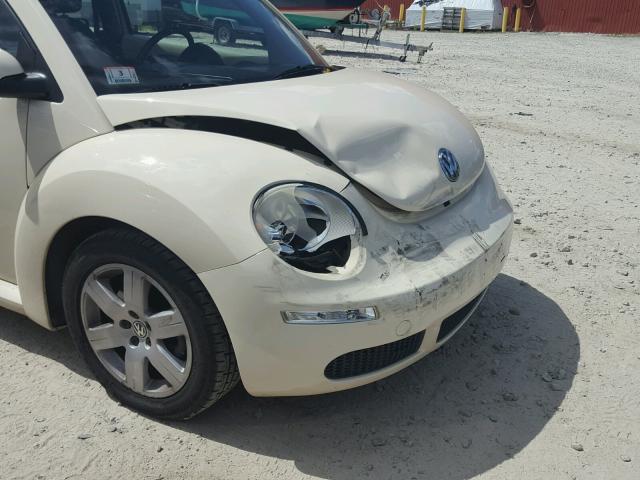3VWRW31C07M519635 - 2007 VOLKSWAGEN NEW BEETLE 奶油色 照片 9