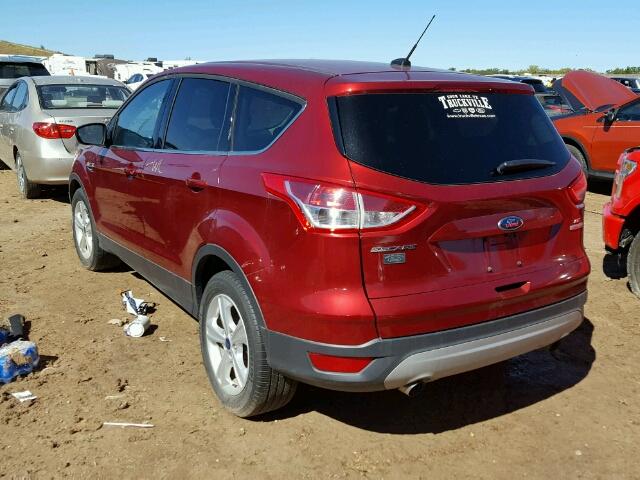 1FMCU0GX8GUA38644 - 2016 FORD ESCAPE RED photo 3