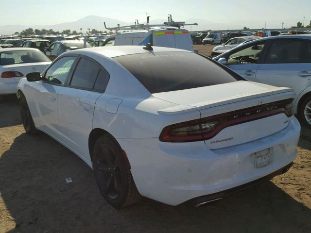 2C3CDXHG2FH759737 - 2015 DODGE CHARGER WHITE photo 3