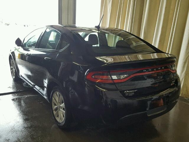 1C3CDFBBXED894709 - 2014 DODGE DART BLACK photo 3