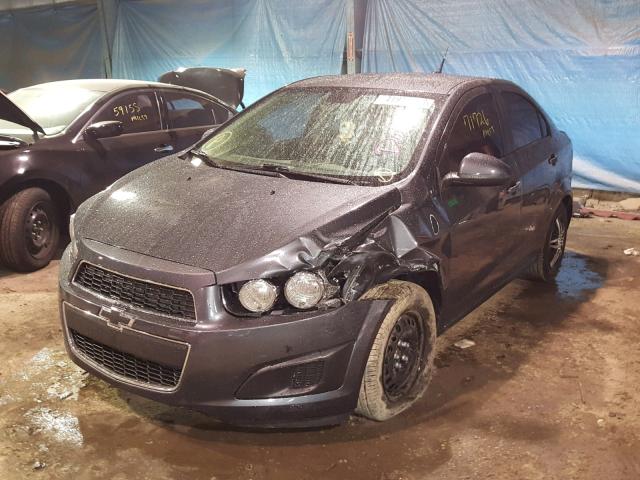 1G1JA5SH3D4210844 - 2013 CHEVROLET SONIC LS 灰色 照片 2