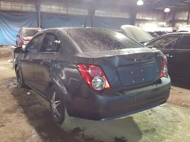 1G1JA5SH3D4210844 - 2013 CHEVROLET SONIC LS 灰色 照片 3