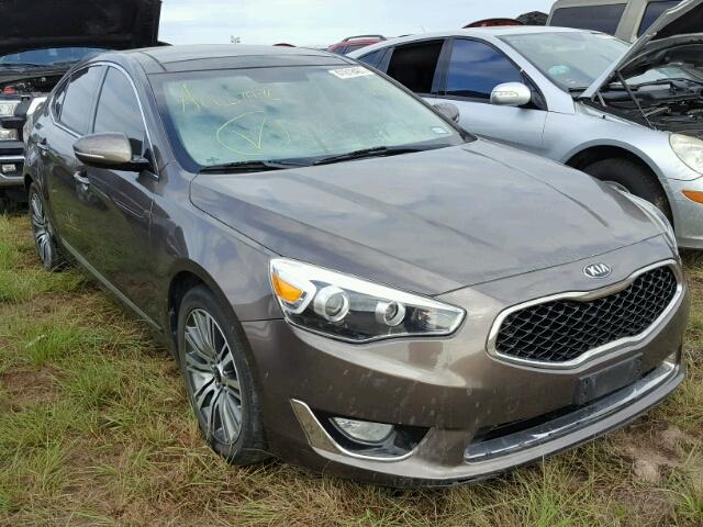 KNALN4D78E5160096 - 2014 KIA CADENZA PR BROWN photo 1