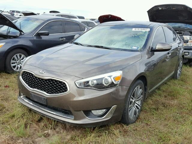 KNALN4D78E5160096 - 2014 KIA CADENZA PR BROWN photo 2