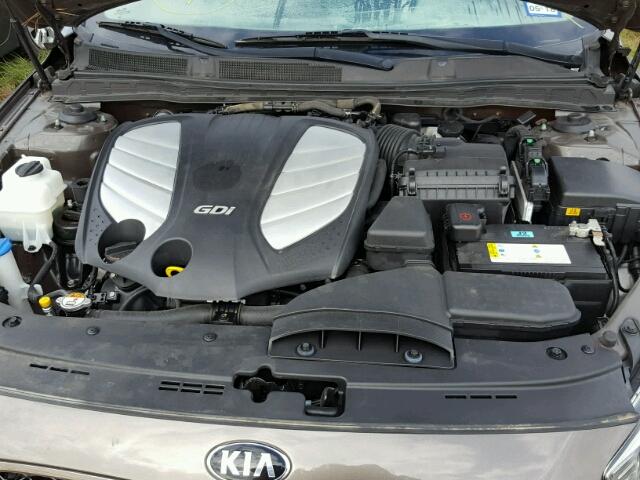 KNALN4D78E5160096 - 2014 KIA CADENZA PR BROWN photo 7