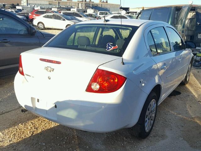 1G1AD5F52A7156325 - 2010 CHEVROLET COBALT WHITE photo 4