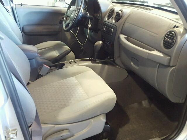 1J4GK48K47W624102 - 2007 JEEP LIBERTY SILVER photo 5