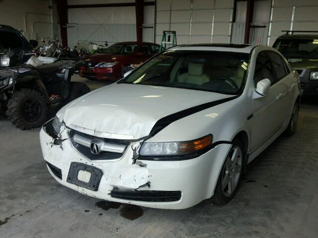 19UUA66274A073054 - 2004 ACURA TL WHITE photo 2