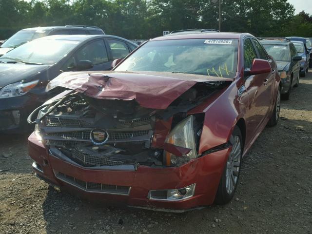 1G6DL5EV5A0118396 - 2010 CADILLAC CTS PERFOR RED photo 2