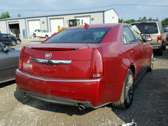 1G6DL5EV5A0118396 - 2010 CADILLAC CTS PERFOR RED photo 4