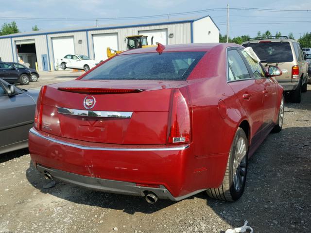 1G6DL5EV5A0118396 - 2010 CADILLAC CTS PERFOR أحمر صورة 4