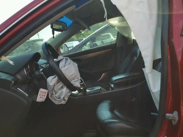 1G6DL5EV5A0118396 - 2010 CADILLAC CTS PERFOR أحمر صورة 5