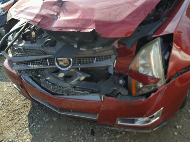 1G6DL5EV5A0118396 - 2010 CADILLAC CTS PERFOR أحمر صورة 9