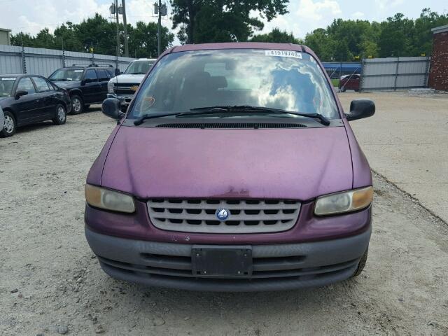 2P4FP25B5XR397552 - 1999 PLYMOUTH VOYAGER PURPLE photo 9