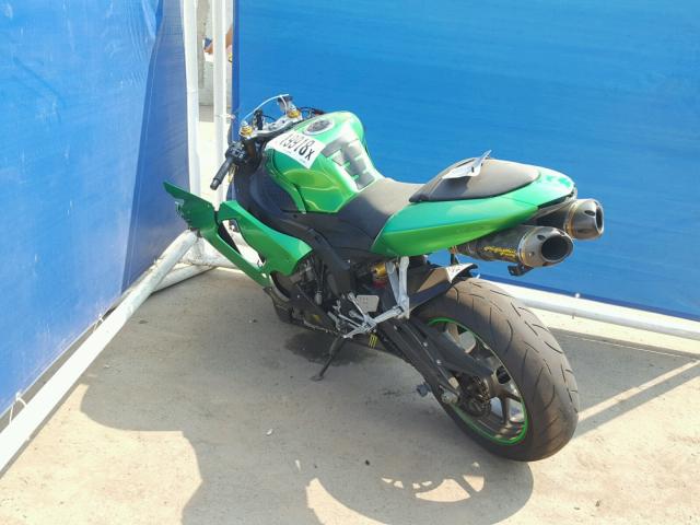 JKBZXJC106A038897 - 2006 KAWASAKI ZX636 C1 GREEN photo 3