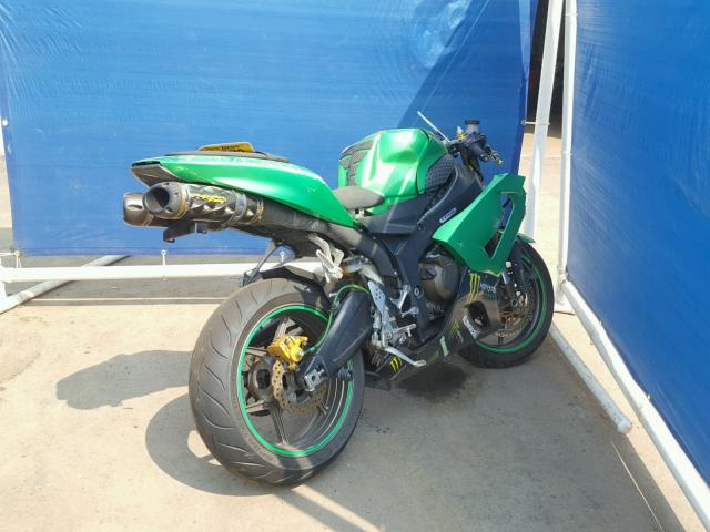 JKBZXJC106A038897 - 2006 KAWASAKI ZX636 C1 GREEN photo 4