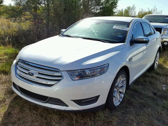 1FAHP2F84DG196678 - 2013 FORD TAURUS LIM WHITE photo 2