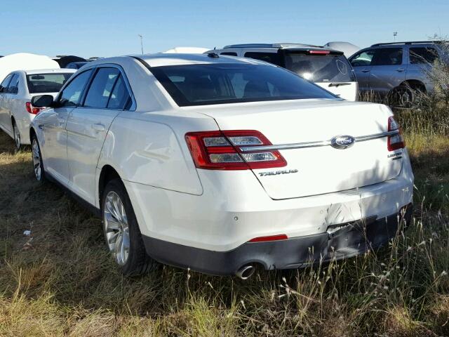 1FAHP2F84DG196678 - 2013 FORD TAURUS LIM WHITE photo 3