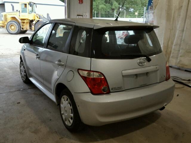 JTKKT604360134492 - 2006 TOYOTA SCION XA SILVER photo 3