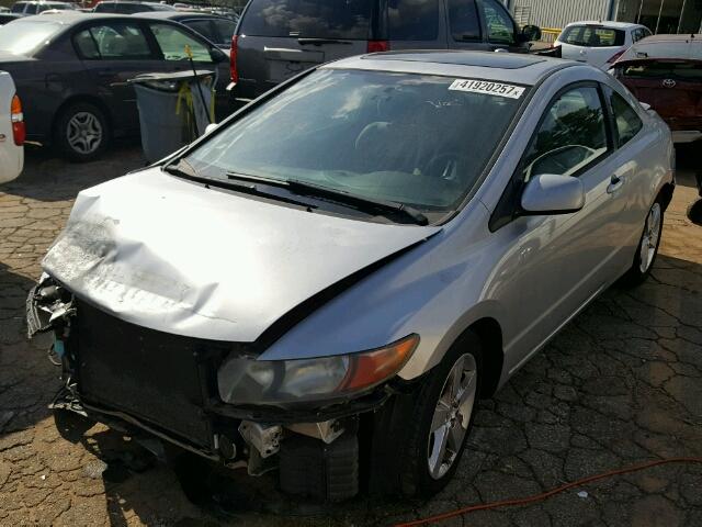 2HGFG12877H512487 - 2007 HONDA CIVIC SILVER photo 2