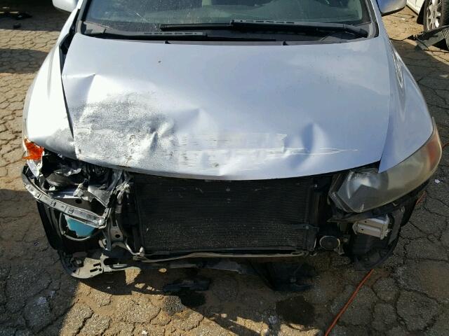 2HGFG12877H512487 - 2007 HONDA CIVIC SILVER photo 9