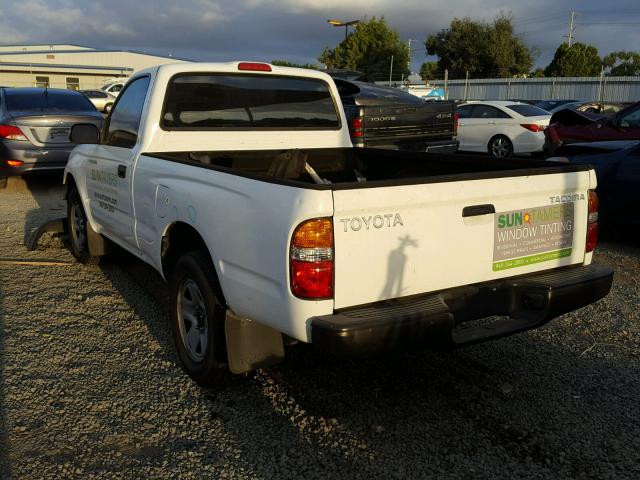 5TENL42N53Z277499 - 2003 TOYOTA TACOMA WHITE photo 3