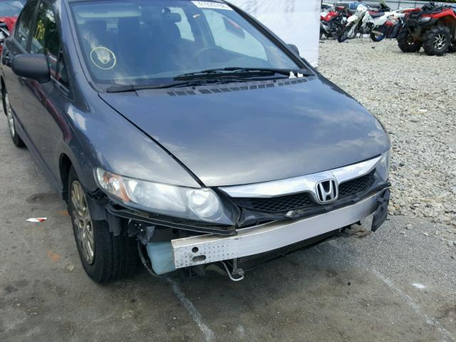 19XFA1F36AE069735 - 2010 HONDA CIVIC VP SILVER photo 9