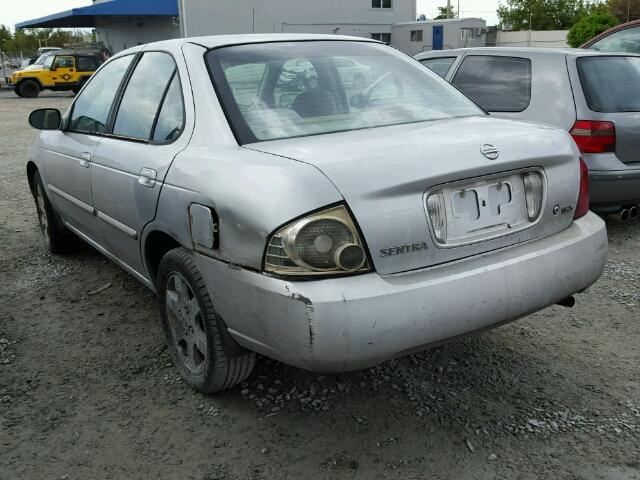 3N1CB51D55L587301 - 2005 NISSAN SENTRA 1.8 GRAY photo 3