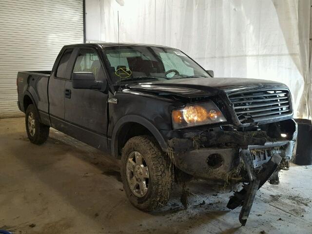 1FTPX14568FB84374 - 2008 FORD F150 BLACK photo 1