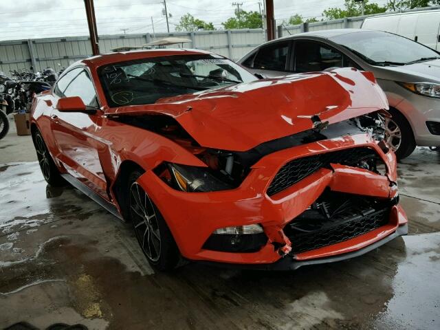 1FA6P8TH1F5335761 - 2015 FORD MUSTANG ORANGE photo 1