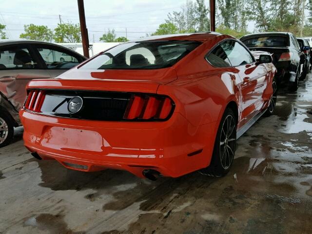 1FA6P8TH1F5335761 - 2015 FORD MUSTANG ORANGE photo 4