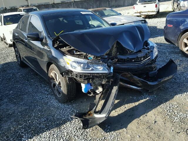 1HGCR2F34HA170871 - 2017 HONDA ACCORD LX BLACK photo 1